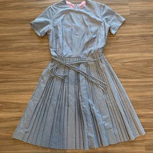 1950s - 1960s Gingham Dress with belt